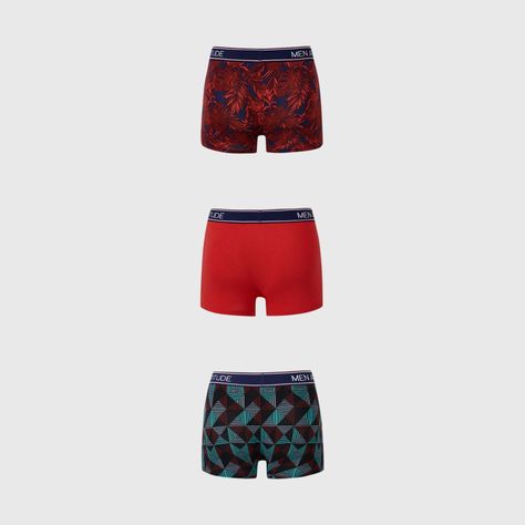 Boxer Hombre Underwear Rojo Iii Fashions Park-1