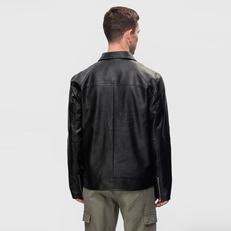 Chaqueta Biker Negro Fsp Hombre Fashion's Park-2