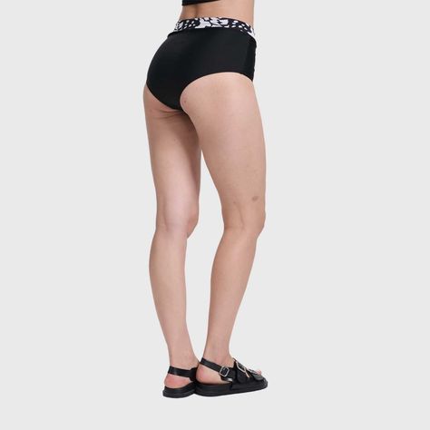 Traje De Baño Mujer Calzon Tiro Alto Negro Fashion's Park-2