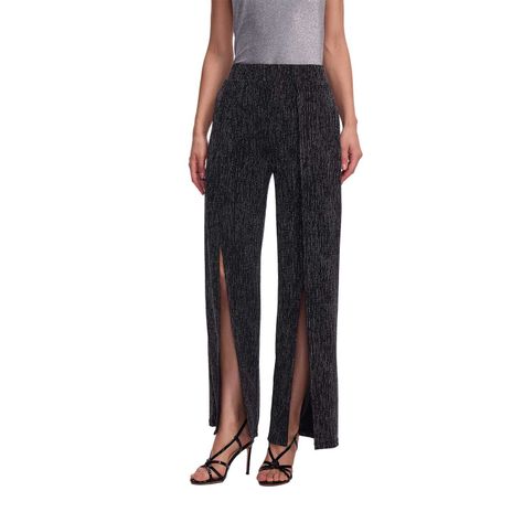 Pantalón Mujer Palazzo Pretina Elasticada Negro FSP-0
