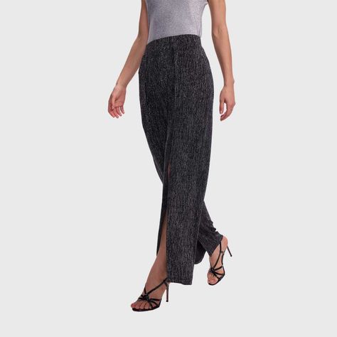 Pantalón Mujer Palazzo Pretina Elasticada Negro FSP-1