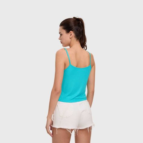 Polera Mujer Pabilo Crop Aqua Fashion's Park-2