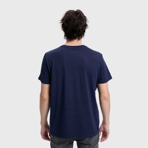Polera Hombre Bolsillo Azul Oscuro / Turquesa Fashion's Park-2