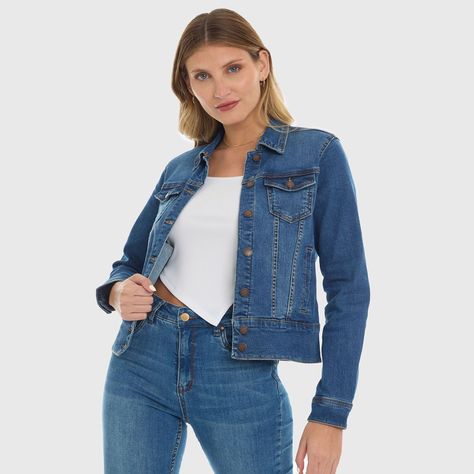 Chaqueta Mujer Clásica Azul Fashion's Park-1