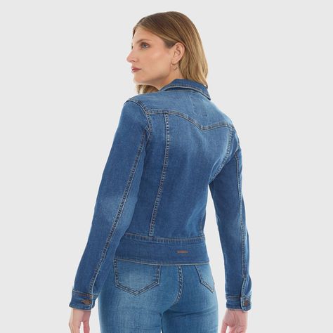 Chaqueta Mujer Clásica Azul Fashion's Park-2