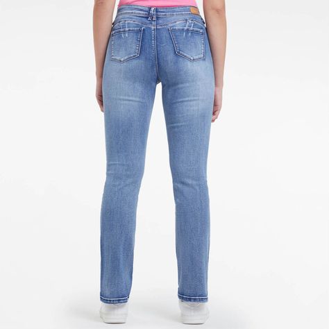 Jeans Flo Recto Azul Mujer-2