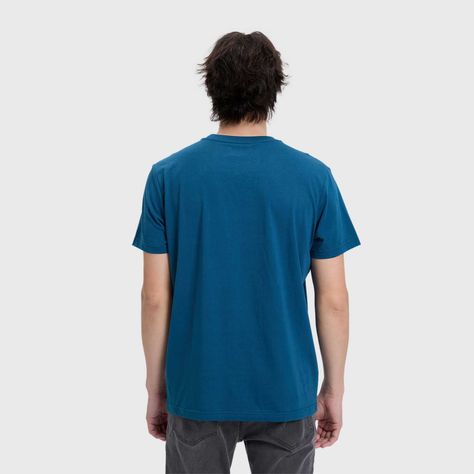 Polera Hombre Con Bolsillo Azul Fashion´s Park-2