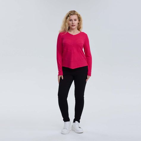 Sweater Mujer Camman Fucsia Fashion´s Park-3
