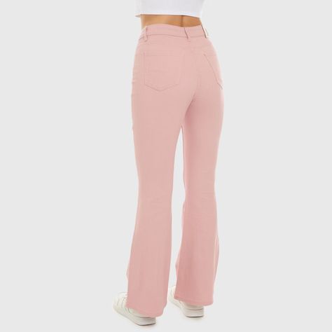 Jeans Mujer Flare Color Marsala Fashion's Park-2