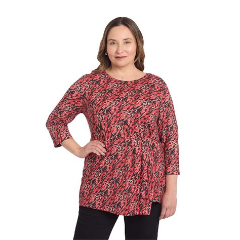 Polera Mujer Estampada Rojo Fashion´s Park-0