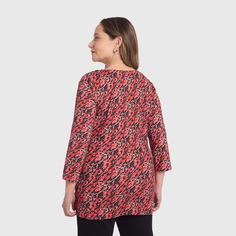Polera Mujer Estampada Rojo Fashion´s Park-2