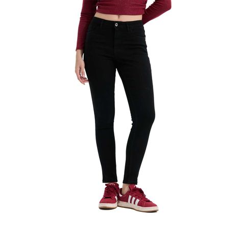 Jeans Mujer Super Skinny Emilia Negro Fashion's Park-0