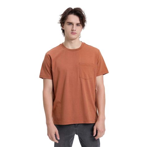 Polera Hombre Con Bolsillo Cafe Fashion´s Park-0