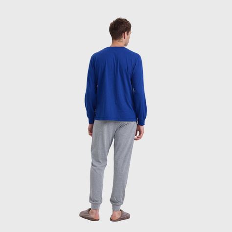 Pijama Hombre Estampado Azul Fashion's Park-2