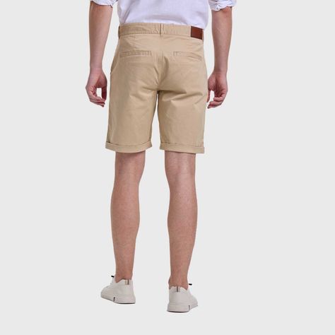 Bermuda Hombre Lino Beige Fashions Park-2