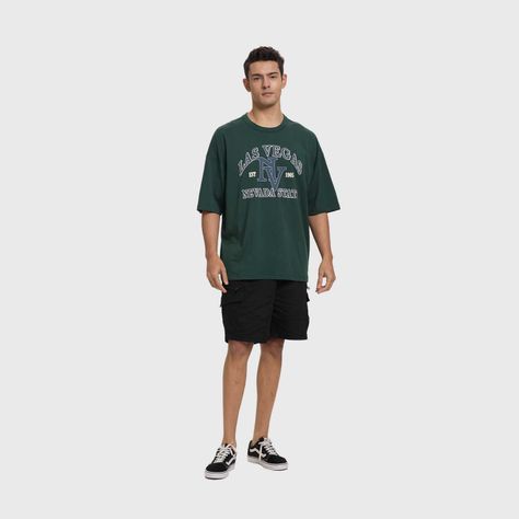 Polera Hombre College Verde Oscuro Ii Fashion's Park-3