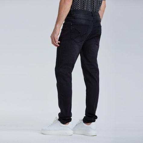 Jeans Skinny 101 Negro Hombre-2