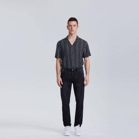 Jeans Skinny 101 Negro Hombre-3
