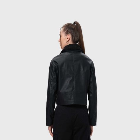 Chaqueta Mujer Con Bolsillo Negro Fashion's Park-2