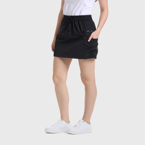 Falda Mujer Cargo Negro Fashion's Park-1
