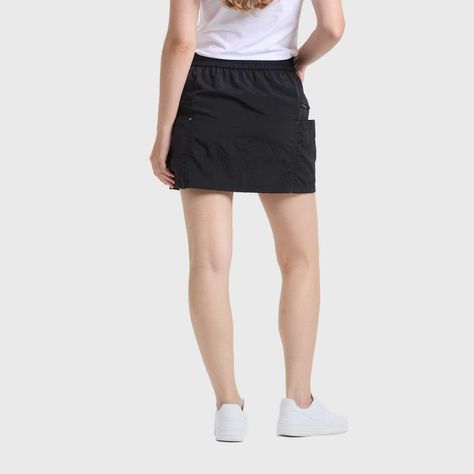 Falda Mujer Cargo Negro Fashion's Park-2