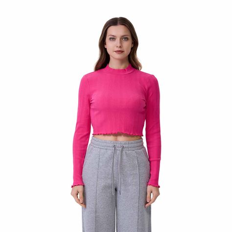 Polera Mujer Rib Rule Magenta-0