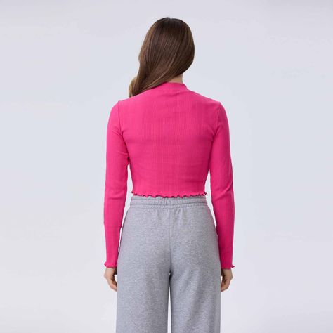 Polera Mujer Rib Rule Magenta-2