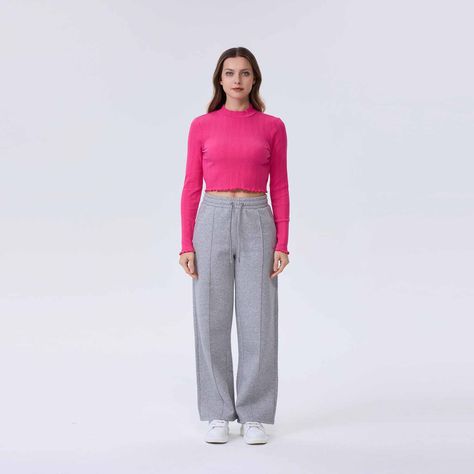 Polera Mujer Rib Rule Magenta-3