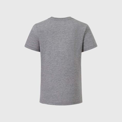 Polera Niño Básico Gris Melange Fashion's Park-1