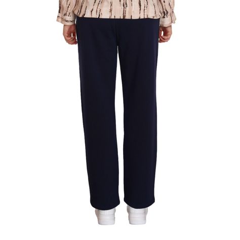 Pantalón Buzo Mujer Cordón Y Bolsillo Azul-1