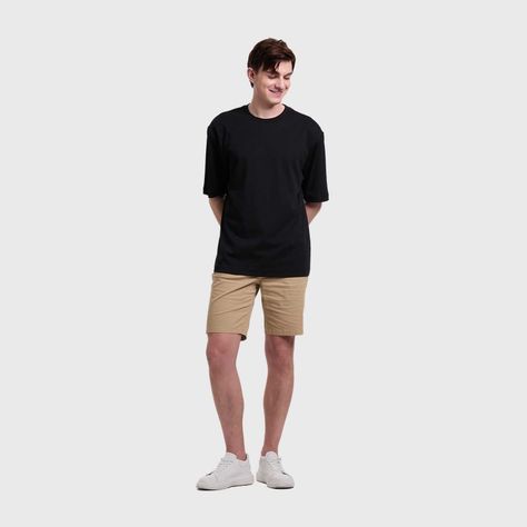 Polera Hombre Loose Fit Negro Fashion's Park-3