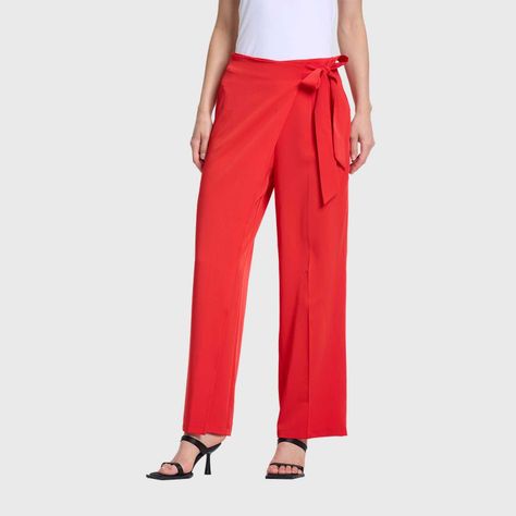 Pantalón Mujer Palazzo Aplicación Cruce Rojo Fashions Park-1