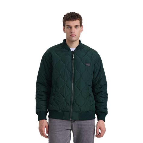Chaqueta Hombre Bomber Verde Militar I Fashion's Park-0