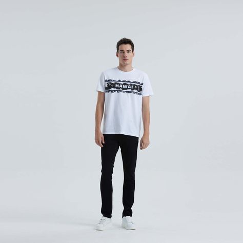 Jeans Hombre Slim Vintage Negro-3