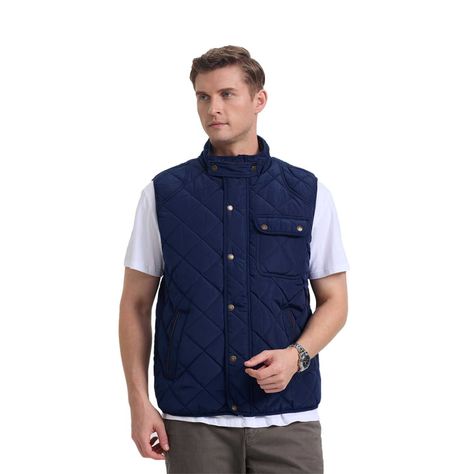 Parka Hombre Navy Botones Azul Fashion's Park-0
