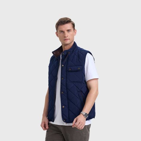 Parka Hombre Navy Botones Azul Fashion's Park-1