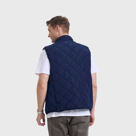 Parka Hombre Navy Botones Azul Fashion's Park-2