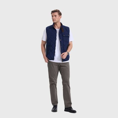 Parka Hombre Navy Botones Azul Fashion's Park-3