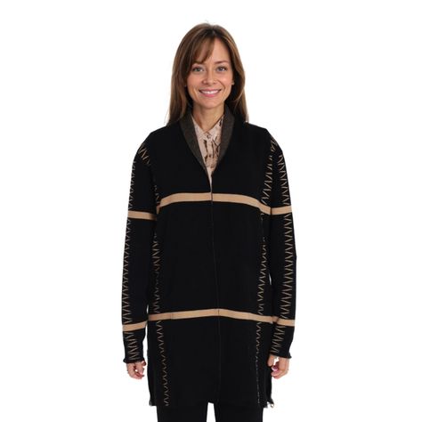 Sweater Mujer Rapport Negro-0