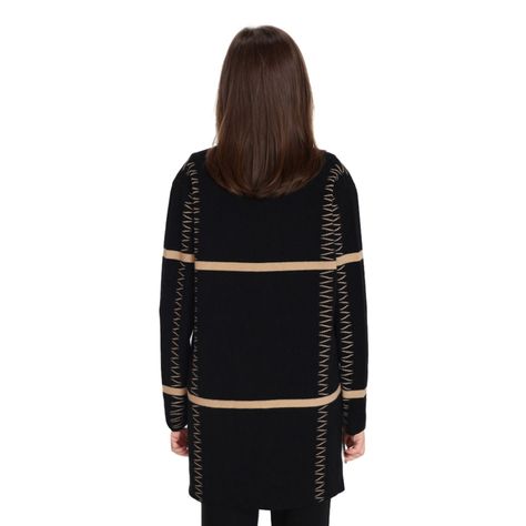 Sweater Mujer Rapport Negro-1