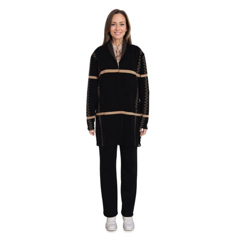 Sweater Mujer Rapport Negro-2