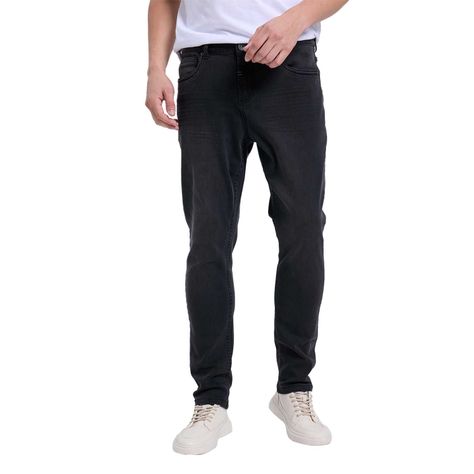Jeans Hombre Skinny 101 Negro Fashion's Park-0