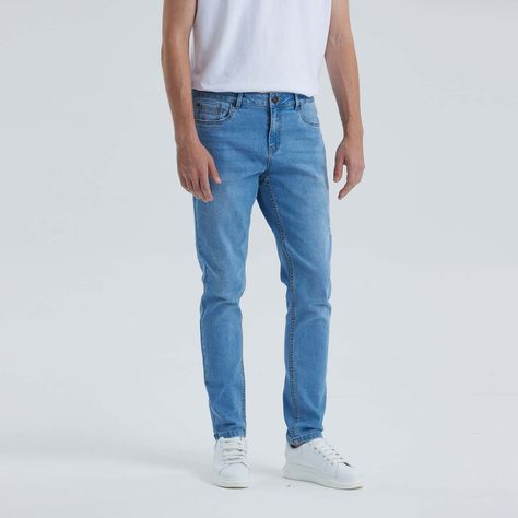 Jeans Hombre Skinny 505 Celeste-1