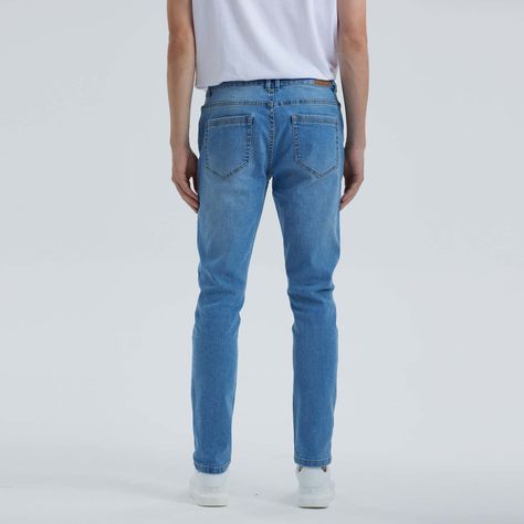 Jeans Hombre Skinny 505 Celeste-2