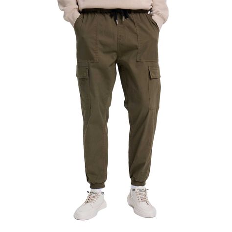 Jeans Hombre Jogger Carpintero Verde Militar Fashion's Park-0