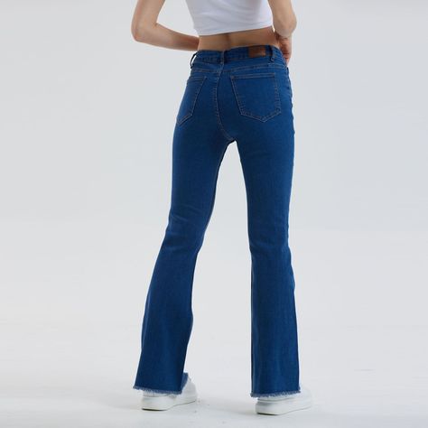 Jeans Mujer Flare Monse Flare Azul Fashion´s Park-1