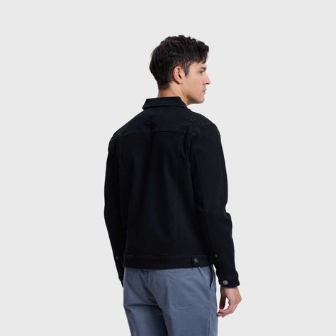 Chaqueta Hombre Roturas Negro Fashions Park-2