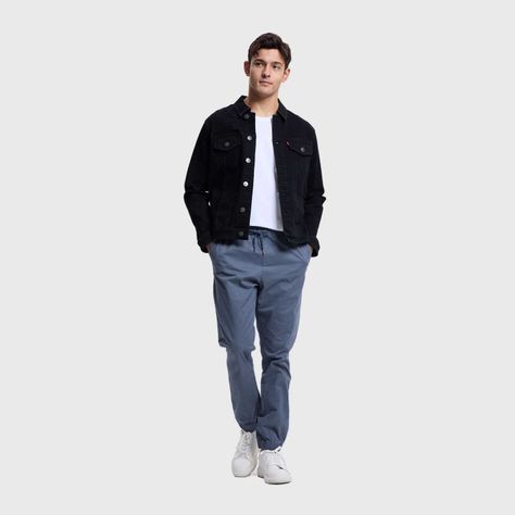 Chaqueta Hombre Roturas Negro Fashions Park-3
