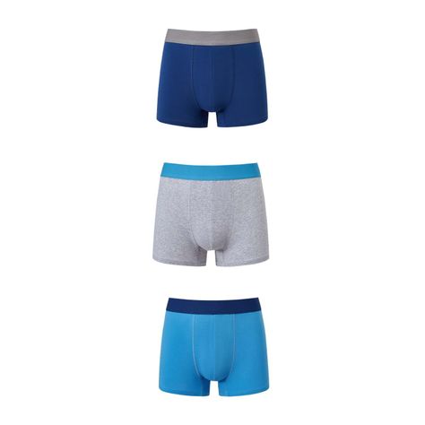Boxer Hombre Underwear Azul V Fashions Park-0