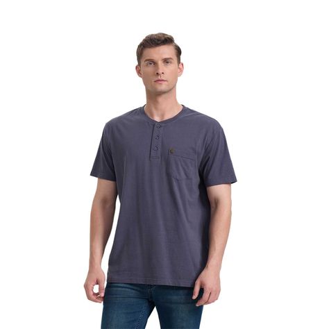 Polera Hombre Tres Botones Lavanda Fashion's Park-0